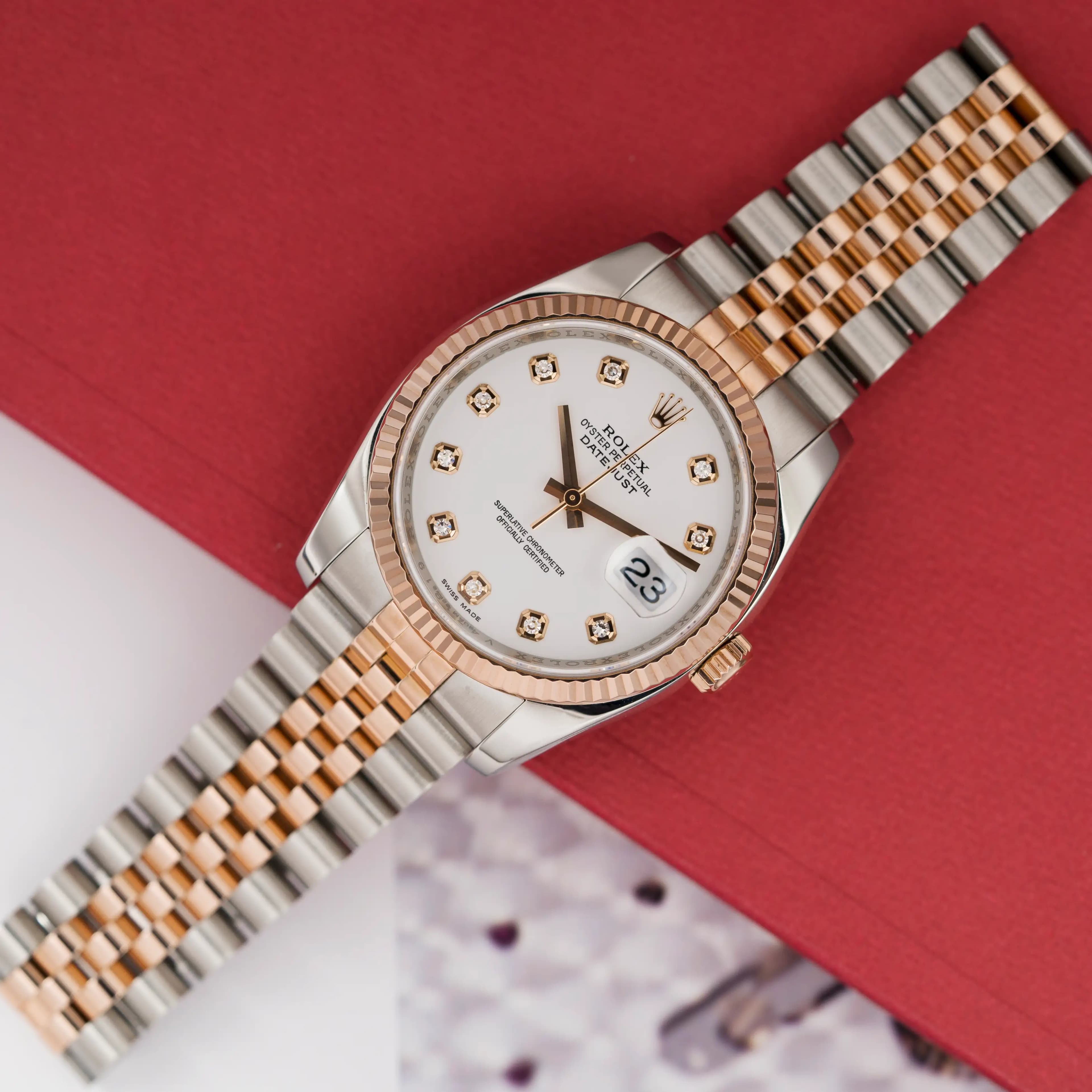 ĐỒNG HỒ ROLEX 116231 MẶT TRẮNG SỨ LIKE NEW